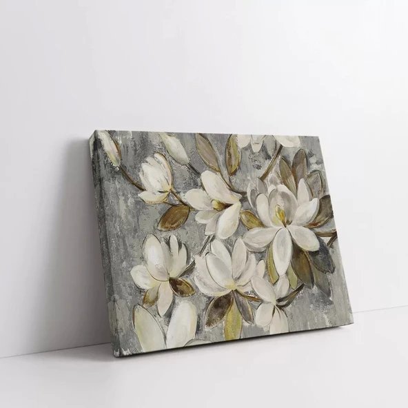 Manolya Çiçeği Kanvas Tablo - Resim 2