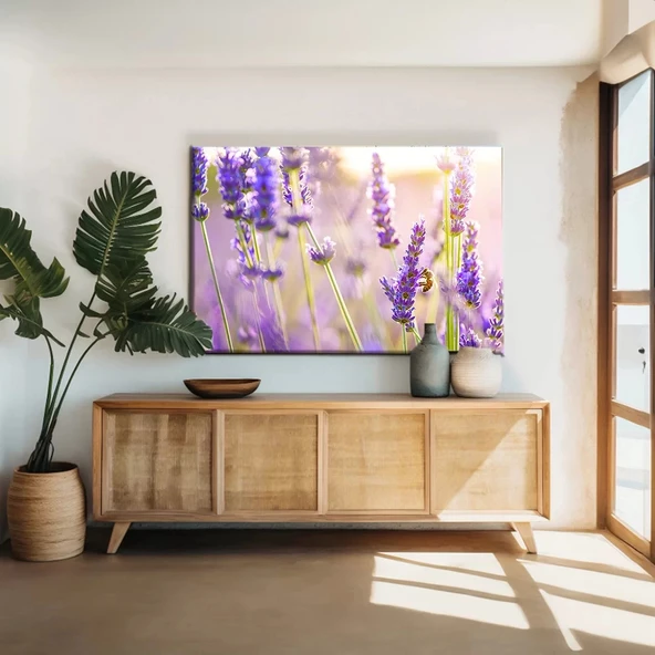 Lavanta Bahçesi Kanvas Tablo ürün görseli