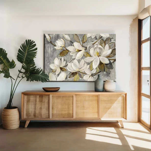 Manolya Çiçeği Kanvas Tablo ürün görseli