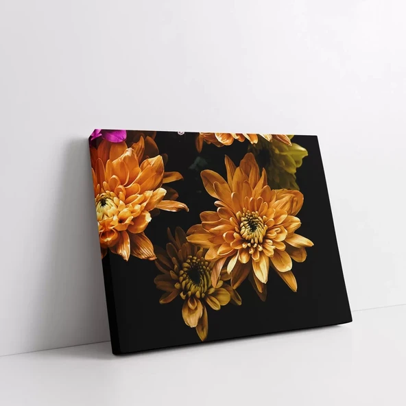 Sarı Çiçekler Kanvas Tablo - Resim 2