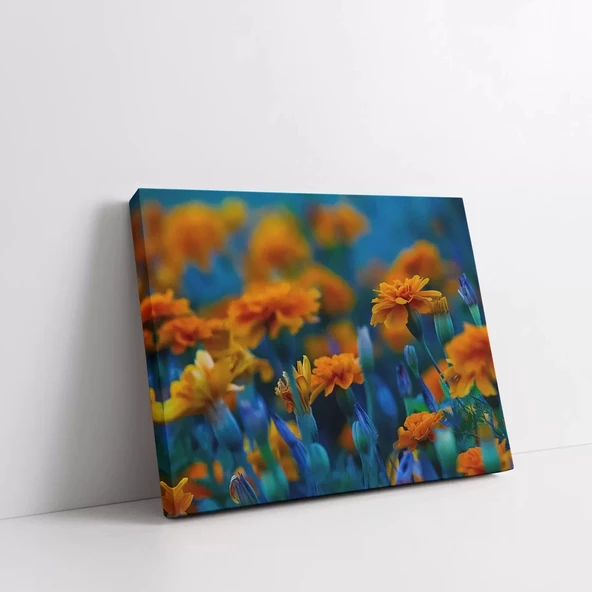 Sarı Çiçekler Kanvas Tablo - Resim 2