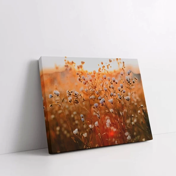 Küçük Dağ Güneşli Gün Kanvas Tablo - Resim 2