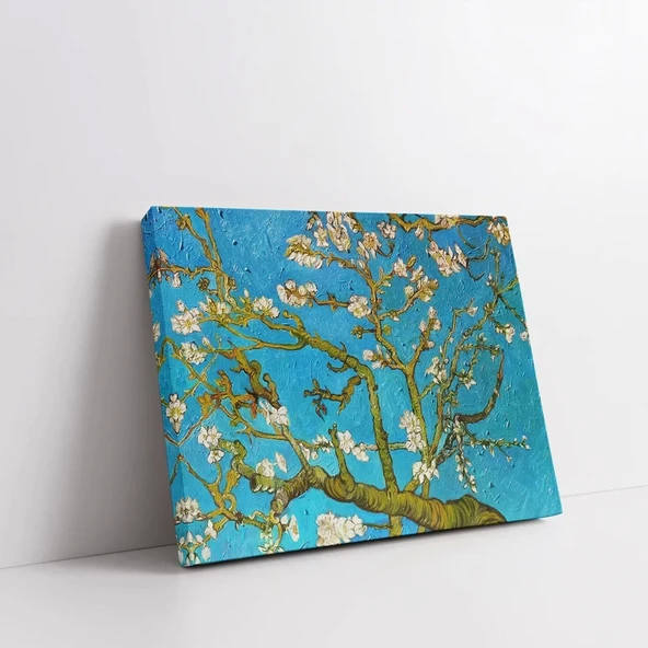 Vincent Van Gogh Çiçek Açan Badem Dalları Kanvas Tablo - Resim 2
