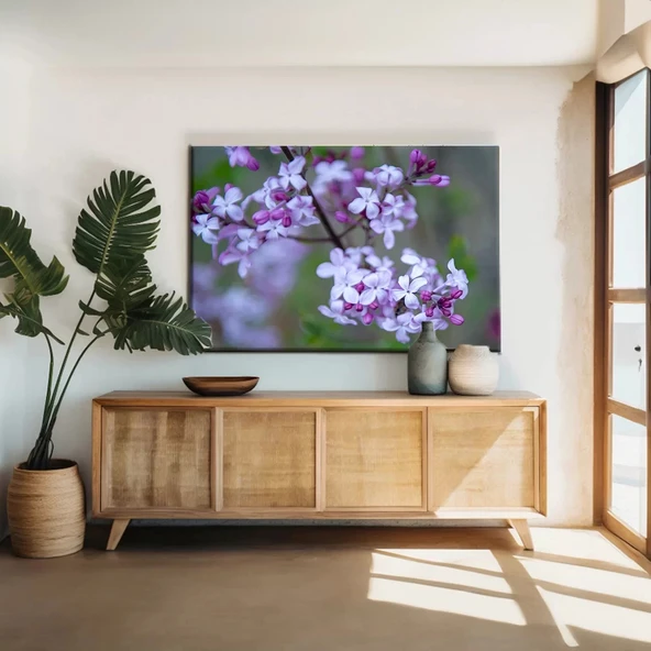 Lila Rengi Çiçeği Kanvas Tablo ürün görseli