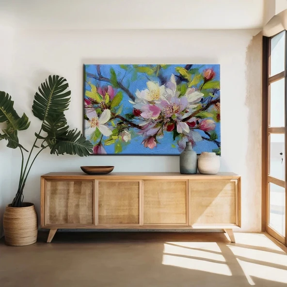 Sakura Çiçeği Kanvas Tablo ürün görseli