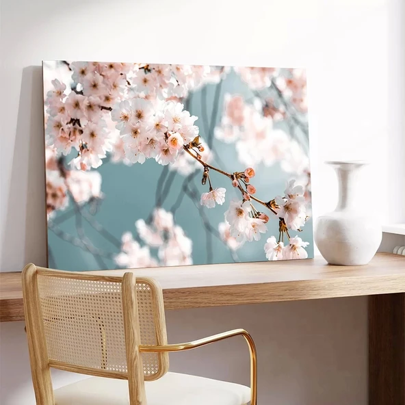 Kiraç Çiçeği Kanvas Tablo - Resim 3