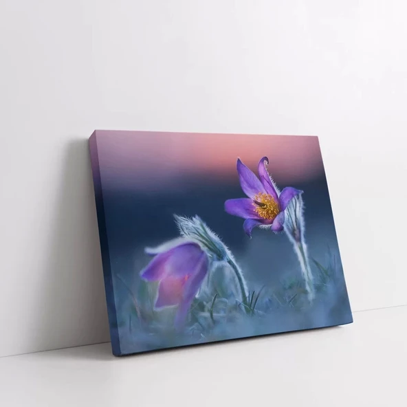 İlkbahar Kır Çiçeği Kanvas Tablo - Resim 2