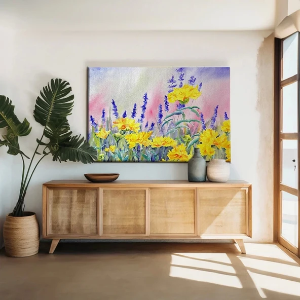 Lavanta Çiçeği Kanvas Tablo ürün görseli