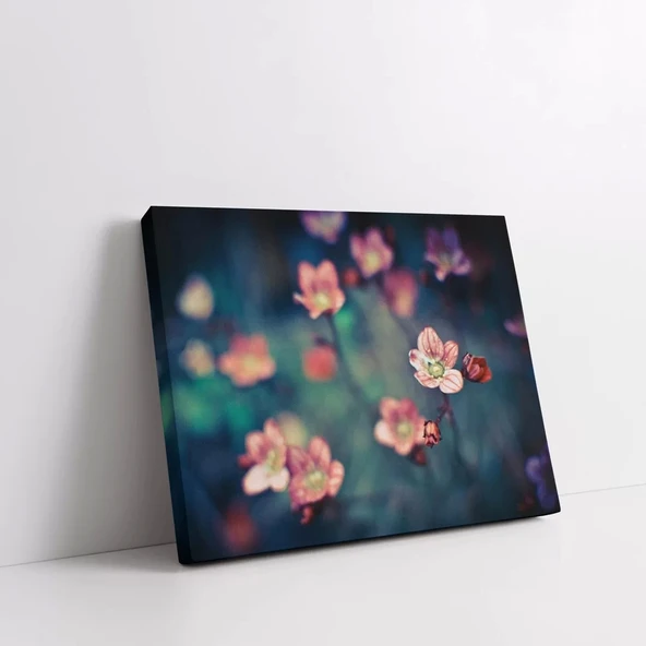 Kiraz Çiçeği Kanvas Tablo - Resim 2