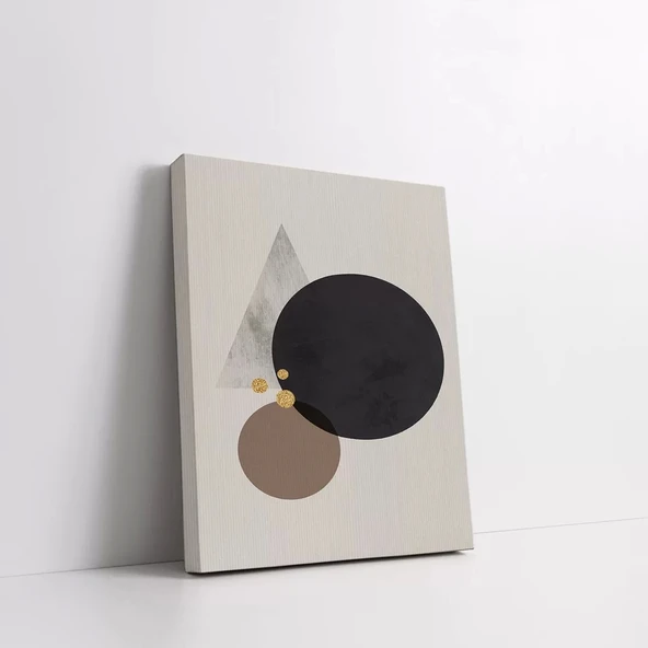 Modern Geometrik Kanvas Tablo - Resim 2