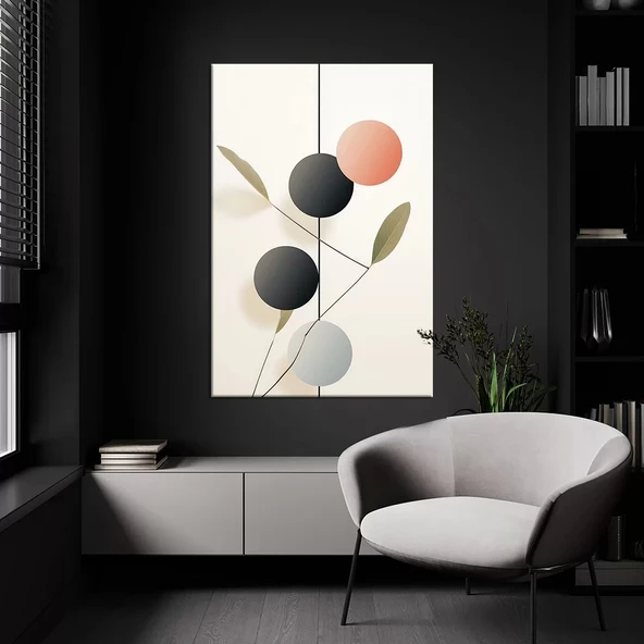 Renkli Daireler Kanvas Tablo ürün görseli