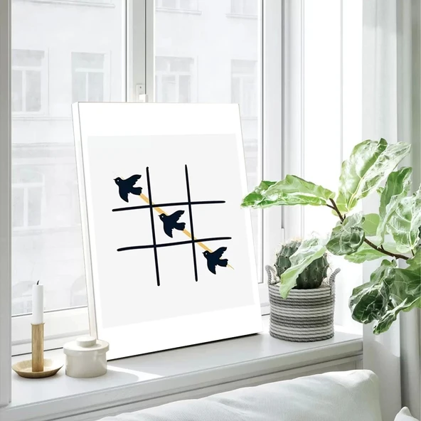 Özgürlüğe Uçan Kuşlar Kanvas Tablo - Resim 3