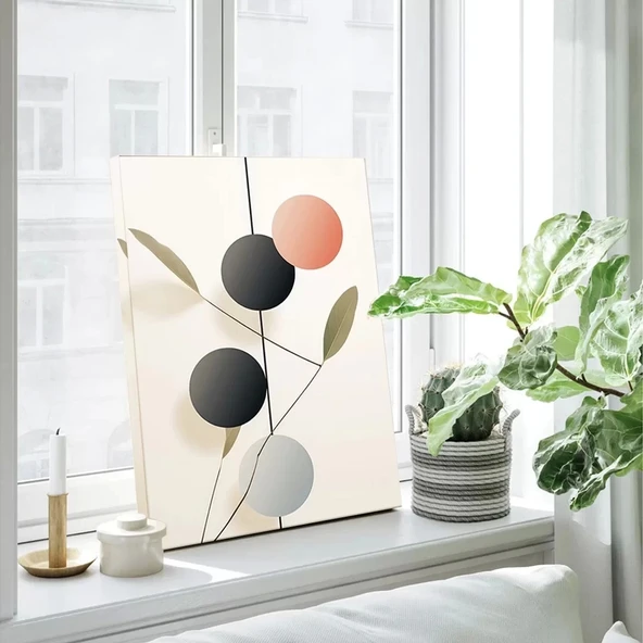 Renkli Daireler Kanvas Tablo - Resim 3