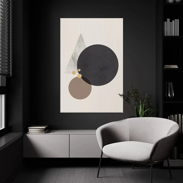 Modern Geometrik Kanvas Tablo ürün görseli