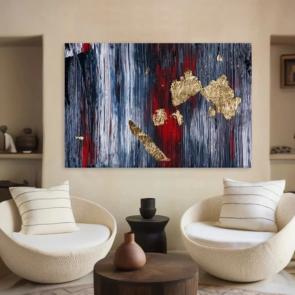 Düşlerin Uçuşu Desenli Kanvas Tablo ürün görseli