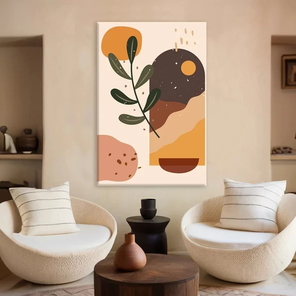 Bahar Çiçek Deseni Kanvas Tablo ürün görseli