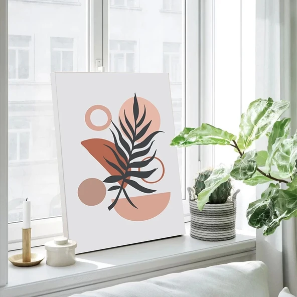 Tropikal Desenli Kanvas Tablo - Resim 2