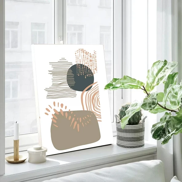 Sulu Boya Temalı Kanvas Tablo - Resim 2