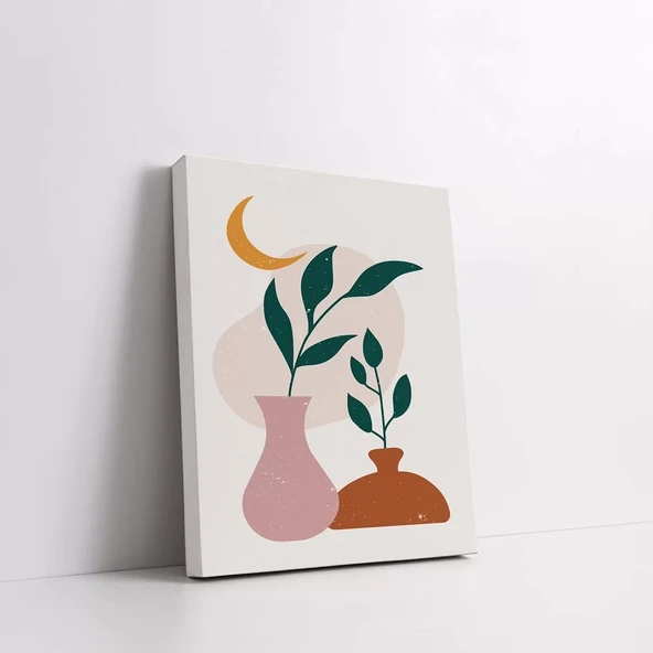 Saksı Bitkileri Kanvas Tablo - Resim 3