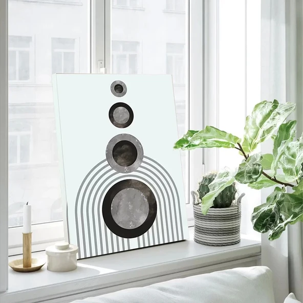 Modern Daireler Kanvas Tablo - Resim 3