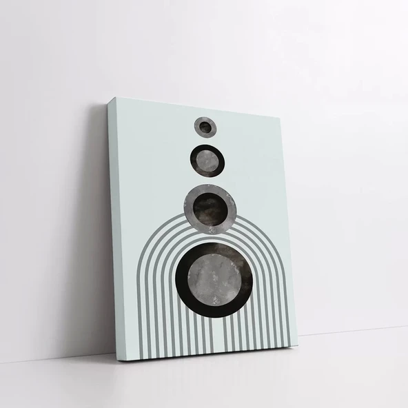 Modern Daireler Kanvas Tablo - Resim 2