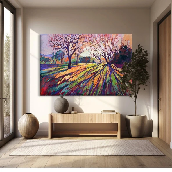 Yeşilin Tonları Kanvas Tablo ürün görseli