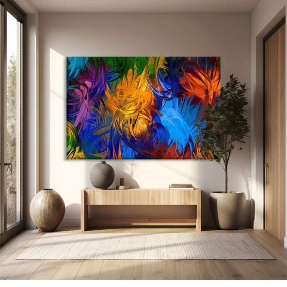 Tropikal Fırtına Kanvas Tablo ürün görseli