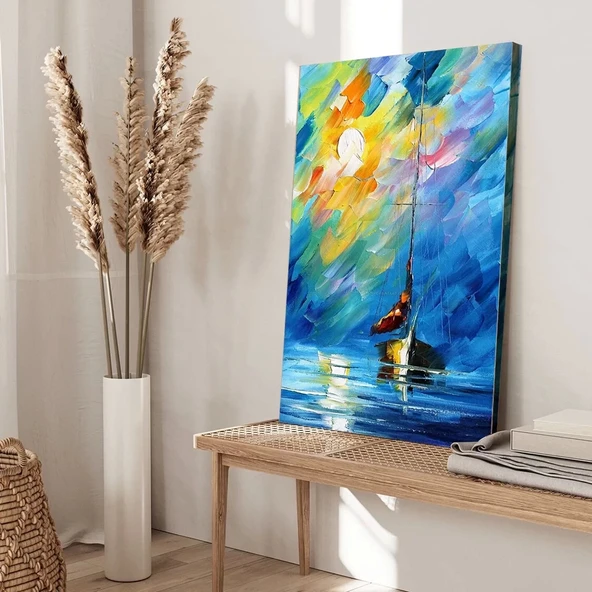 Güneşin Işığı Altında Kanvas Tablo - Resim 3