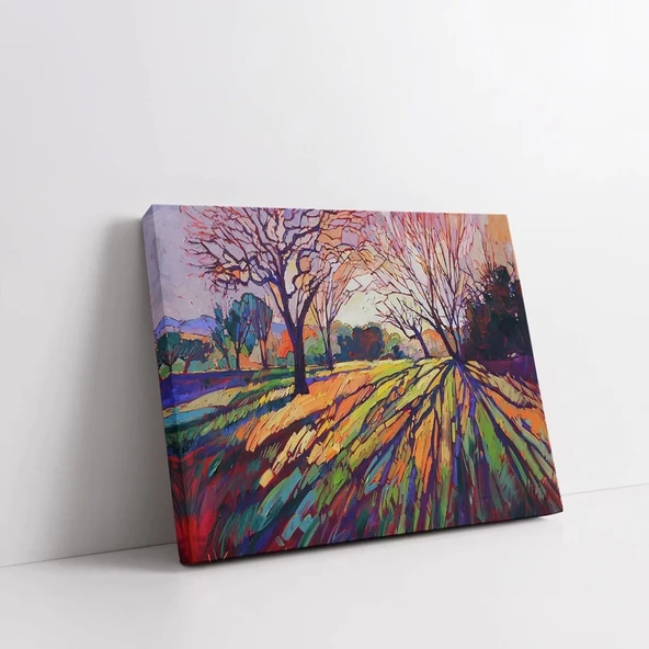 Yeşilin Tonları Kanvas Tablo - Resim 2