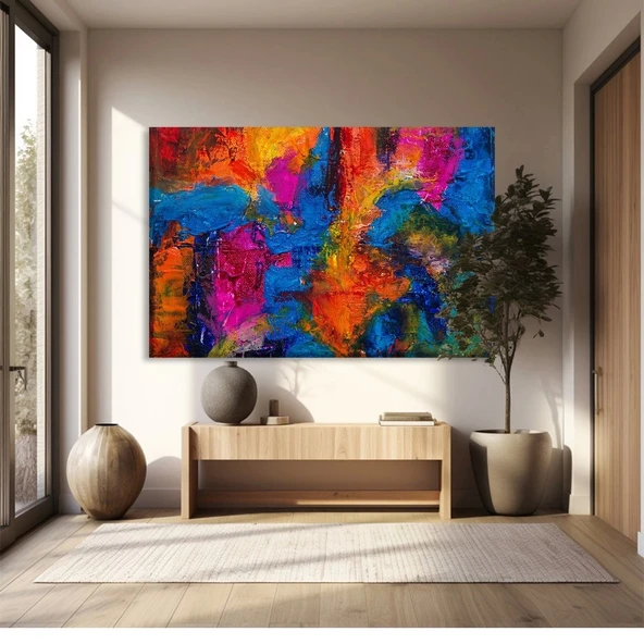 Gecenin Renkleri Kanvas Tablo ürün görseli