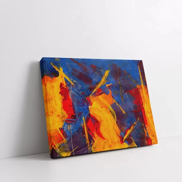 Alevler İçinde Tutku Kanvas Tablo - Resim 2