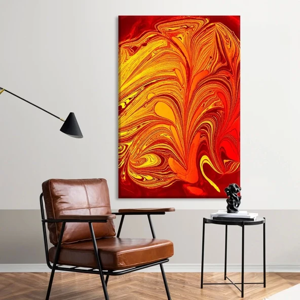 Alev Dalgaları Kanvas Tablo ürün görseli