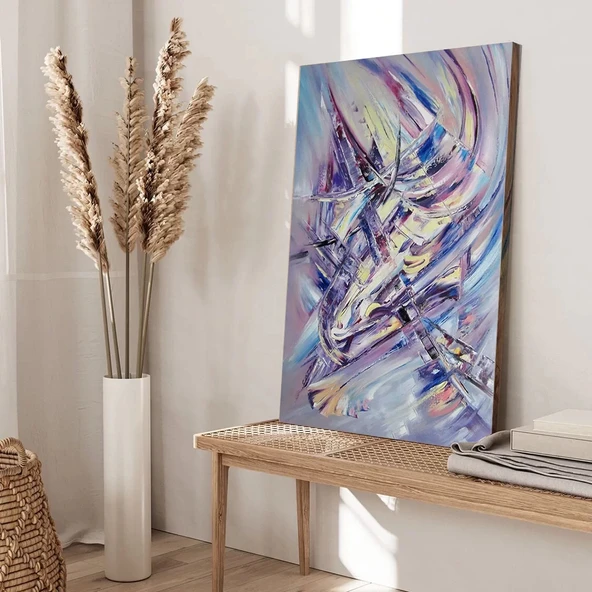 Hareketin Ritmi Kanvas Tablo - Resim 3