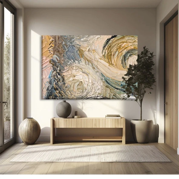 Deniz Kabuğu Desenleri Kanvas Tablo ürün görseli