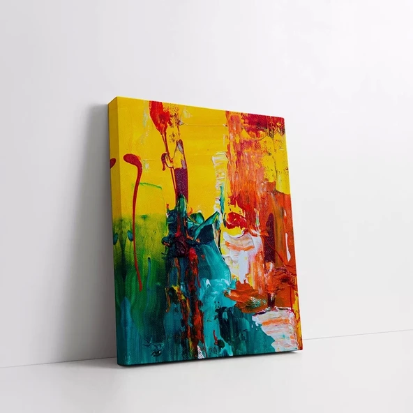 Kırmızının Coşkusu Kanvas Tablo - Resim 2