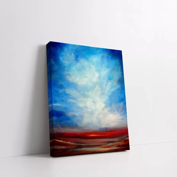 Alacakaranlık Denizi Kanvas Tablo - Resim 2