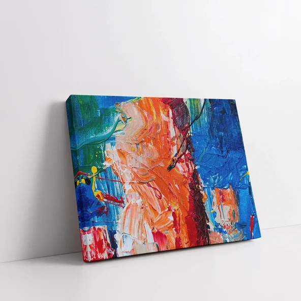 Sıcak Soğuk Karşılaşması Kanvas Tablo - Resim 2