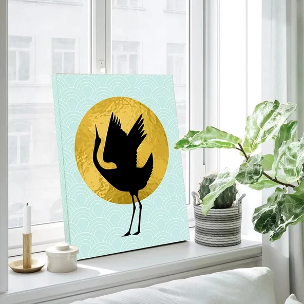 Hayalperest Pelikan Kanvas Tablo - Resim 2