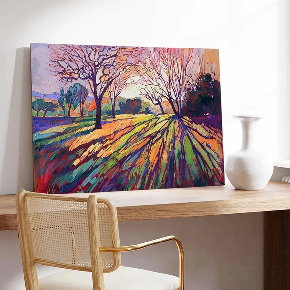 Yeşilin Tonları Kanvas Tablo - Resim 3