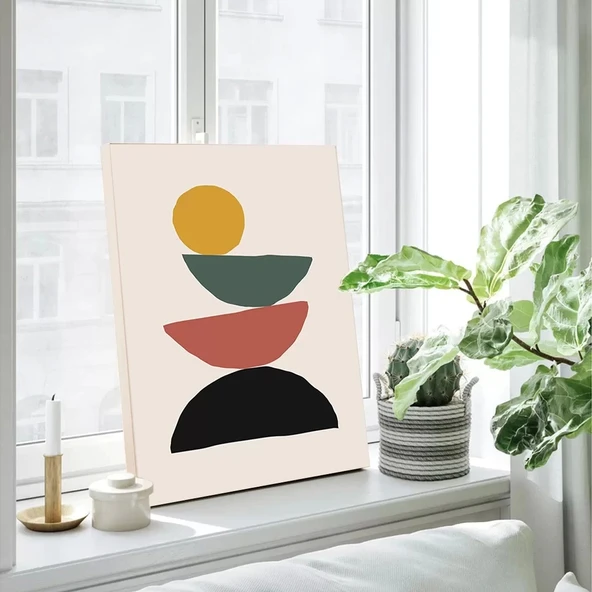 Rengarenk Sessizlik Kanvas Tablo - Resim 2