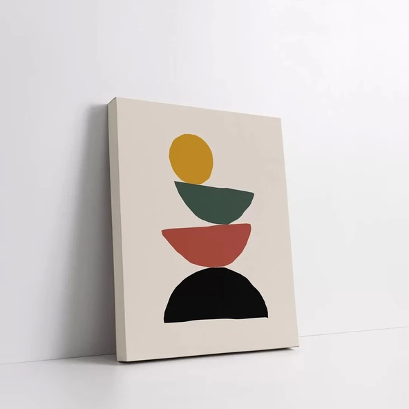 Rengarenk Sessizlik Kanvas Tablo - Resim 3