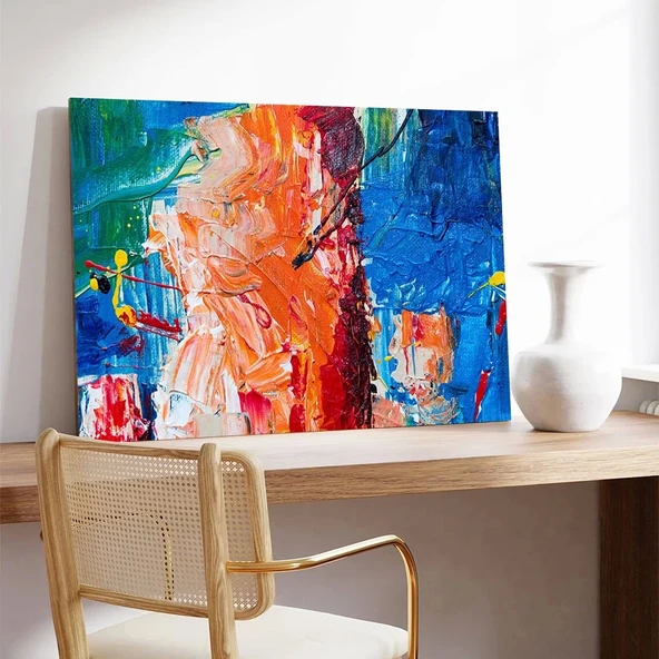 Sıcak Soğuk Karşılaşması Kanvas Tablo - Resim 3