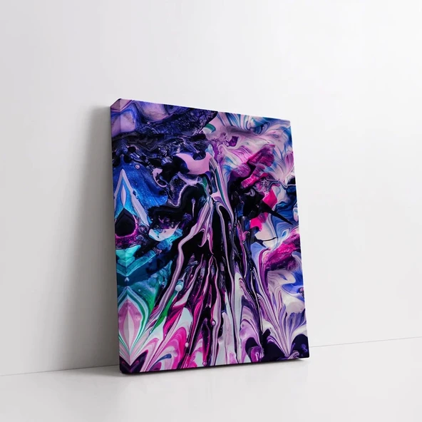 Soyut Düşlerin Patlaması Kanvas Tablo - Resim 2