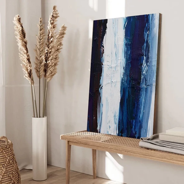 Mavi Derinlik Kanvas Tablo - Resim 3