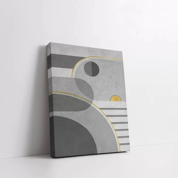 Geometrik Serenity Kanvas Tablo - Resim 3