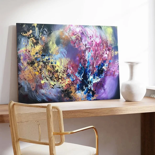 Kosmik Bahçe Kanvas Tablo - Resim 3