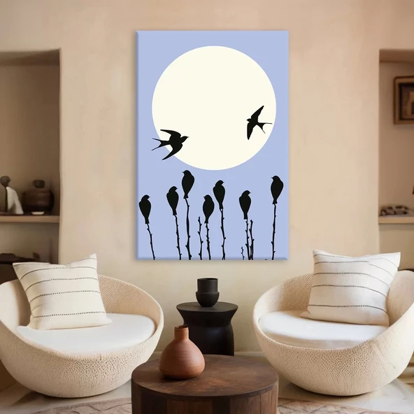 İzlerin İzleri Kanvas Tablo ürün görseli