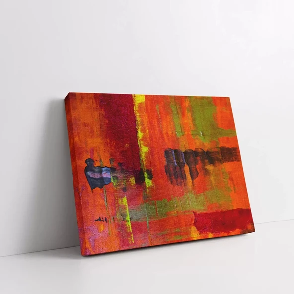 Kızıl Çöl Fırtınası Kanvas Tablo - Resim 2