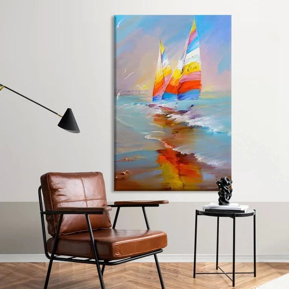 Günbatımı Yansımaları Kanvas Tablo ürün görseli