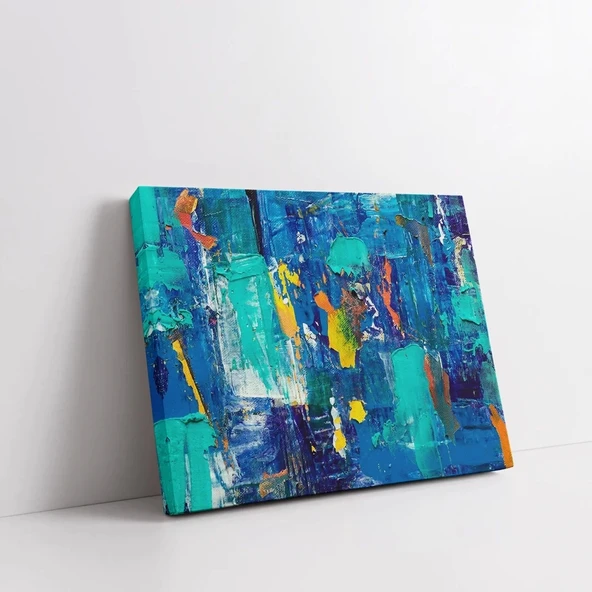 Mavi Rüya Dalgaları Kanvas Tablo - Resim 2